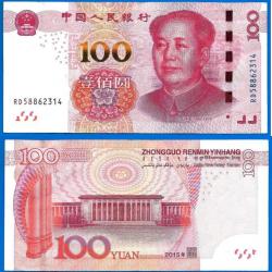 Chine 100 Yuan 2015 Mao Billet Yuans Asie