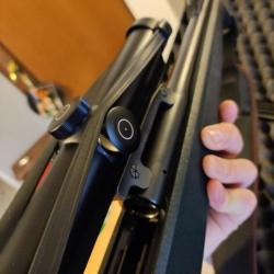 Blaser R8 gaucher + Schmidt Bender Exos