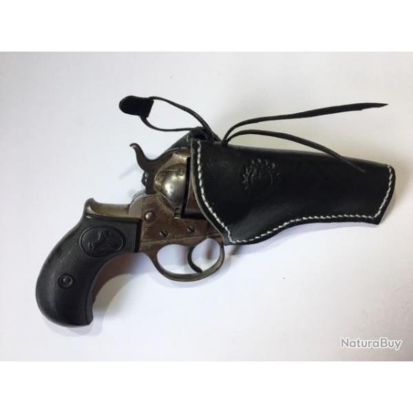 Holster CEINTURE Colt SHERIFF (Tte d'Aigle) cuir Noir