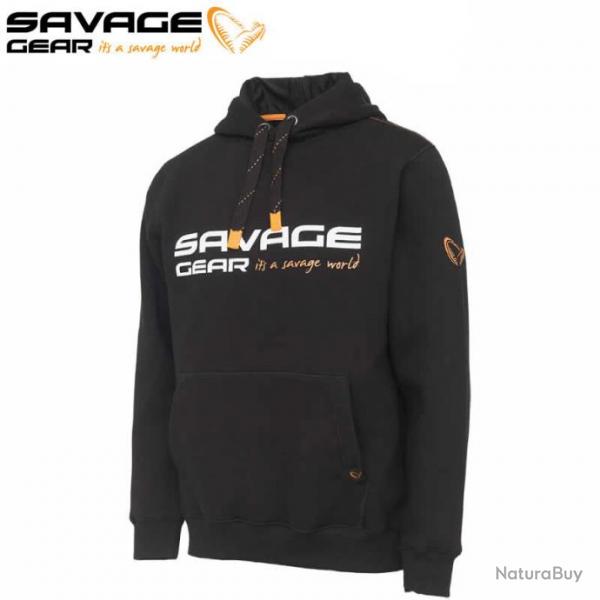 Sweat Savage Gear Cosmo Hoodie Black Ink