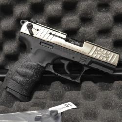 Pistolet Walther P22Q Standard Nickel calibre 22lr