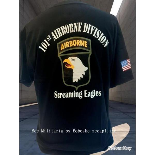 T-shirt de la 101 Airborne - 100% coton