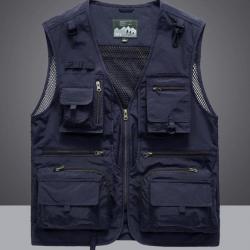 Gilet de Pêche 12 poches, coloris BLEU......LIV OFFERTE