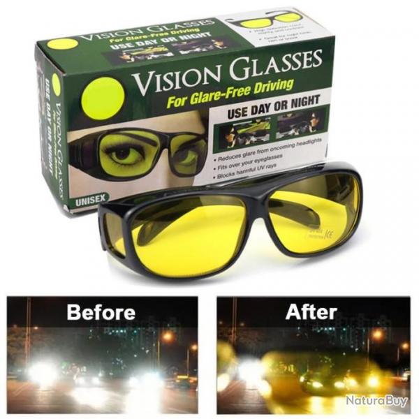 Lunettes de Vision nocturne/lunettes de soleil/lunettes de conduite Anti-blouissement