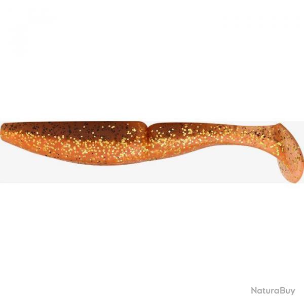 Leurre Souple Sawamura One Up Shad 4 pouces - 8,4cm 164 - Tinsel Orange