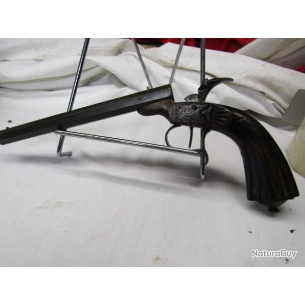 pistolet de tir salon canon court et pais forme atypique "cass"cal 5.5 6mm 22 bosquette
