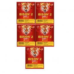 Bison 2 - 5X Paquet de 4 Pétard à mèche - Artifice