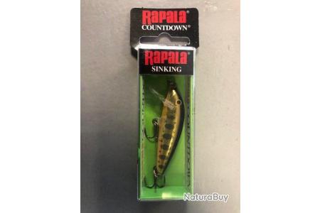 Rapala countdown 5cm coulant 5 5 0.90-1.80 GGY Gold Green Yamame - Leurres  durs Carnassiers (10151178)