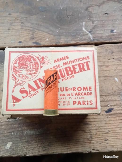 Lot De Belles Et Rares Bo Tes De Cartouches Anciennes Cal Saint Hubert Douilles Cartons