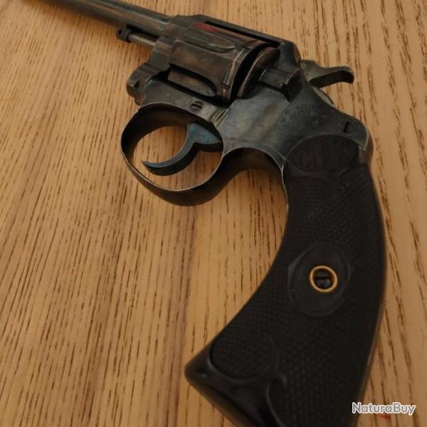 Magnifique Colt New police tardif 1907 Grosse carcasse poinon vp 32 Smith et Wesson long