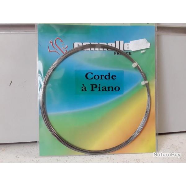 9385 CORDE  PIANO CANNELLE POUR CARNASSIERS 50/100 10M NEUF