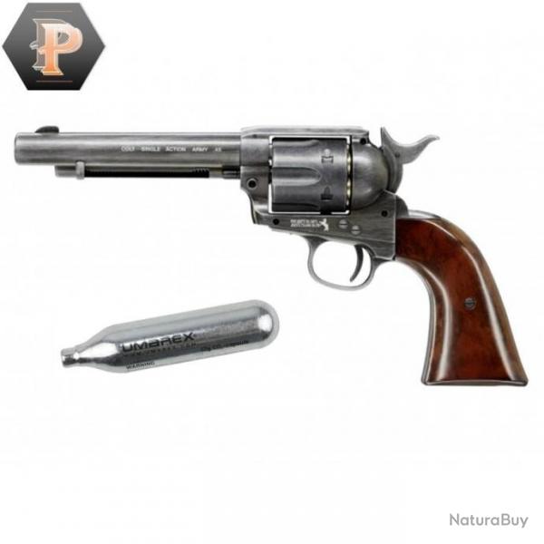 Revolver Colt SA Army 45 5.5'' CO2 cal. BB/4.5 Antique finsih + capsules