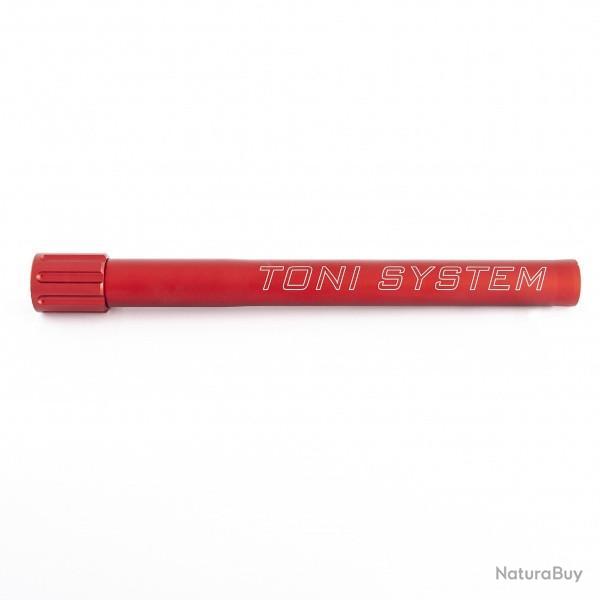 Tube prolongateur mesure  canon pour canon Franchi Affinity slug 61 ga.12 - Rouge - TONI SYSTEM