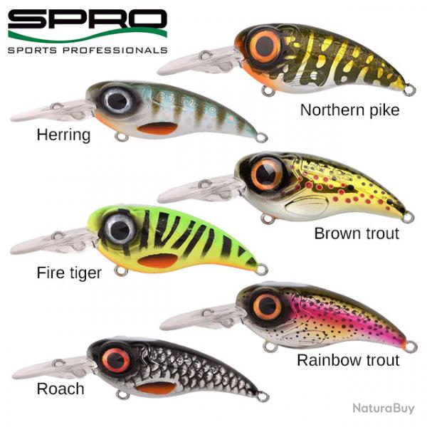 DESTOCKAGE ! Leurre Fat Iris 50 CR 11g Spro 5cm Northern Pike