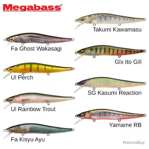 Leurre Megabass Vision 110 FW  Fa Ghost Wakasagi