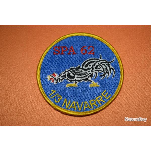 PATCH ESCADRILLE SPA 62, 1/3 NAVARRE, ARMEE DE L'AIR, AVIATION