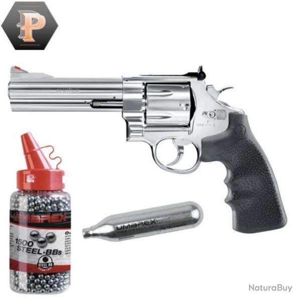 Revovler Smith&Wesson 629 classic 5'' CO2 cal. BB/4.5mm + 1500BB + capsules