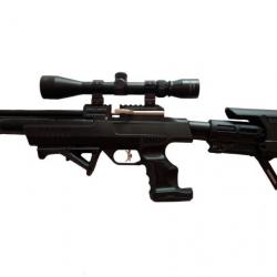 Pistolet PCP KRAL Puncher NP-01-TACTICAL + LUNETTE 3-9X40 Cal. 5,5 mm ,19,9 joules