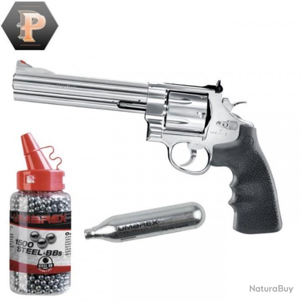 Revolver Smith&Wesson 629 classic 6,5'' CO2 cal. BB/4.5mm 1500BB + capsules