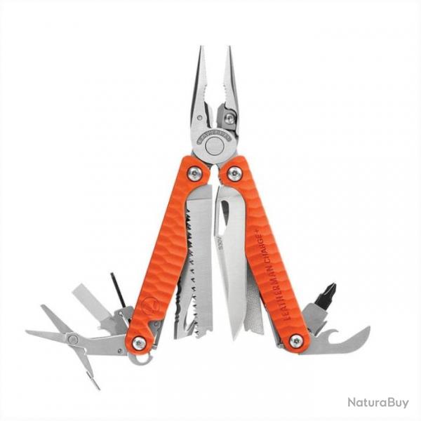Pince multifonctions Leatherman Charge + G10 - 10 cm - Orange
