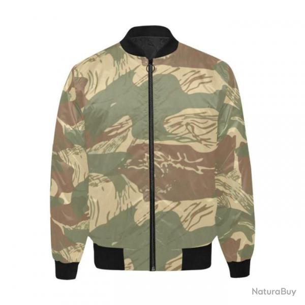 Blouson molletonn bomber camouflage Rhodesian Brushstroke v1