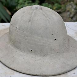 US ARMY - rare casque colonial US blanc - bon état - 56 cm - USMC - WWII