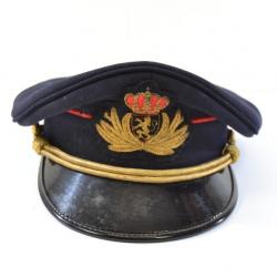 Ancienne casquette militaire Armée Belge Belgique Emmel Bruxelles