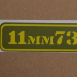 1 sticker pour boite a munition 11mm73