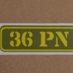 un sticker pour boite a munition 36 PN