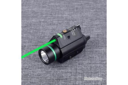 Viseur Laser tactique vert et rouge avec Rail Picatinny de 20mm, pour  pistolet de poing, fusil, visée Laser, accessoires de chasse Airsoft