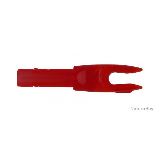 EASTON - Encoches INN 4mm G Nock ROUGE FONC Large