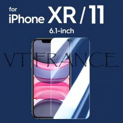 2 Ecrans Protecteur Verre + Gabarit pour Iphone, Smartphone: iPhone XR/11