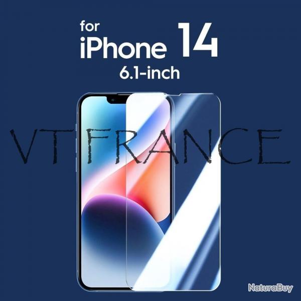 2 Ecrans Protecteur Verre + Gabarit pour Iphone, Smartphone: iPhone 14