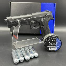 Pack Pistolet de défense ultra puissant LTL Alfa calibre 50 + 5X CO2 + Munitions X50