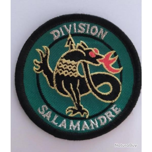 Division Salamandre - Intervention Ex-Yougoslavie - annes 90 -insigne tissu