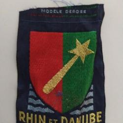 Première Armée Française - Rhin et Danube - Insigne en tissu