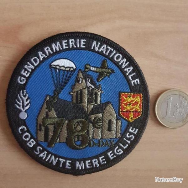 écusson collection gendarmerie 78 éme Sainte Mère Église Manche