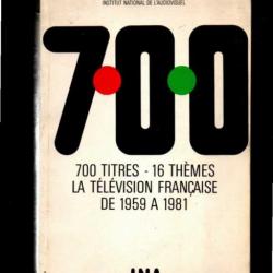 la télévision française de 1959 a 1981 700 titres 16 thèmes institut national de l'audiovisuel