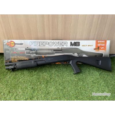 Fusil à Pompe Airsoft Viper VX – Cartouche Tactique – Militaire/Police – Noir