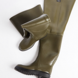 Cuissardes Truite kaki Aigle