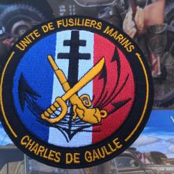 Unité de Fusilliers Marins - Charles de Gaulle - Diam:100mm