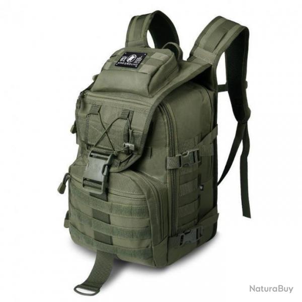 Sac  Dos Tactique Militaire 40L Vert Bandoulire Homme Impermable Chasse Randonne Camping