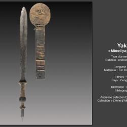 Magnifique épée Yaka 1920-1930