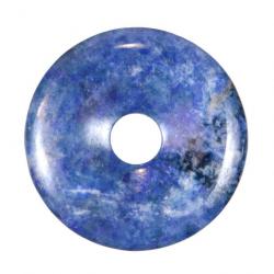Donut Pi Chinois en lapis lazuli pour pendentif 3.5 cm