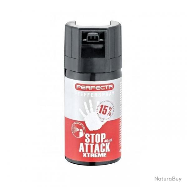 LOT 2 BOMBE STOP ATTACK XTREME POIVRE 40 ML