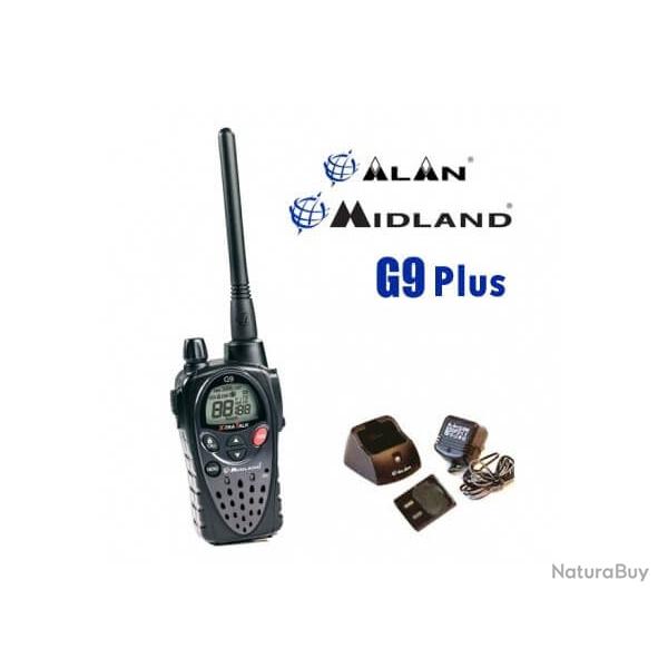 2XMidland G9 PRO PLUS version export 5W + 2 oreillettes  NA