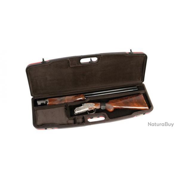 Mallette pour arme basculante demonte, forme galbe, velours, 3 verrous code NEGRINI