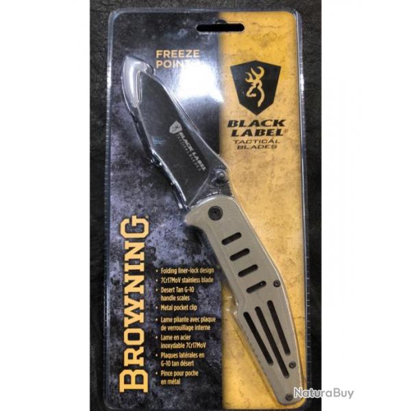 Couteau Browning Freeze Point