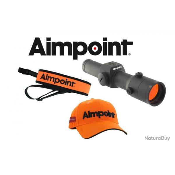 PACK1 AIMPOINT HUNTER H34S + BRETELLE + CASQUETTE + COLLIERS 34mm OFFERTS
