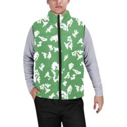 Gilet matelassé doudoune sans manches avec col montant camouflage russe KLMK Berehzka solnechnye